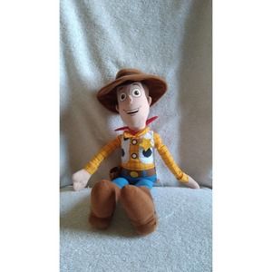 Plush Disney park sheriff woody 17" tall toy story Buzz Woody Bo Peep